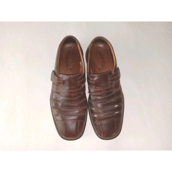 Josef Seibel Brown Woven Leather Fisherman Sandals Mens sz 9.5-10  / 43 EU Shoes main image 12